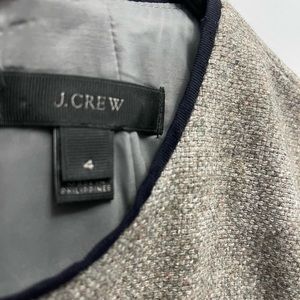 J Crew dress, cap sleeves & 2 pockets. Zipper at the back.